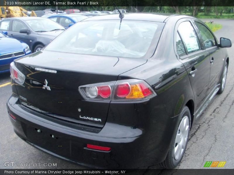 Tarmac Black Pearl / Black 2010 Mitsubishi Lancer DE