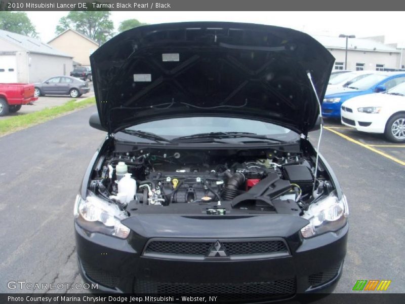 Tarmac Black Pearl / Black 2010 Mitsubishi Lancer DE