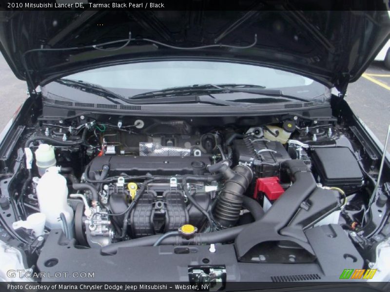 Tarmac Black Pearl / Black 2010 Mitsubishi Lancer DE