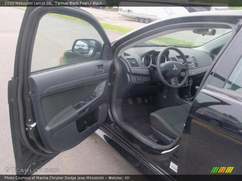 Tarmac Black Pearl / Black 2010 Mitsubishi Lancer DE