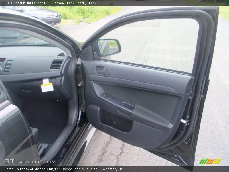 Tarmac Black Pearl / Black 2010 Mitsubishi Lancer DE