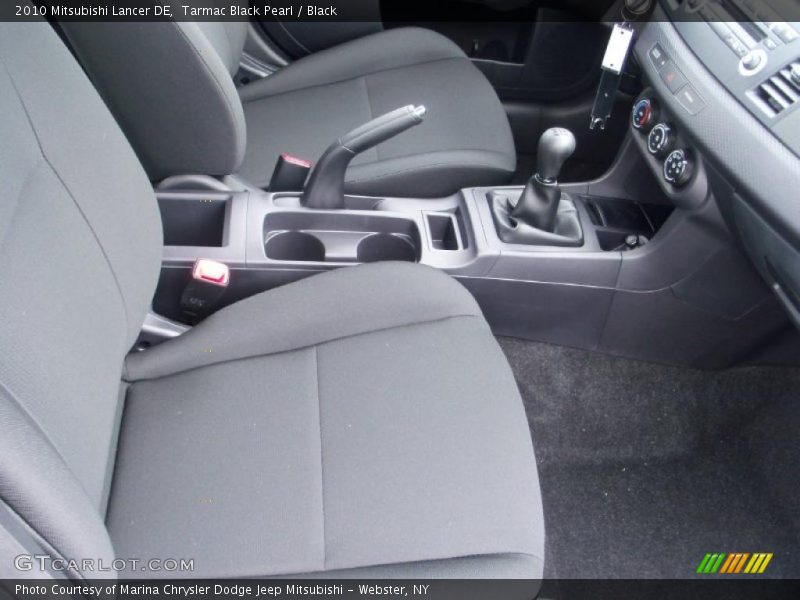 Tarmac Black Pearl / Black 2010 Mitsubishi Lancer DE
