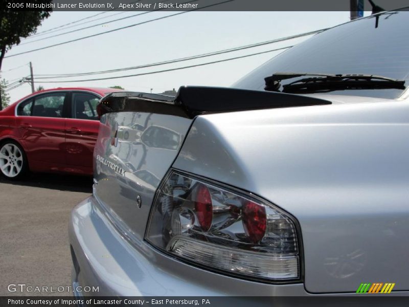 Apex Silver / Black Leather 2006 Mitsubishi Lancer Evolution IX