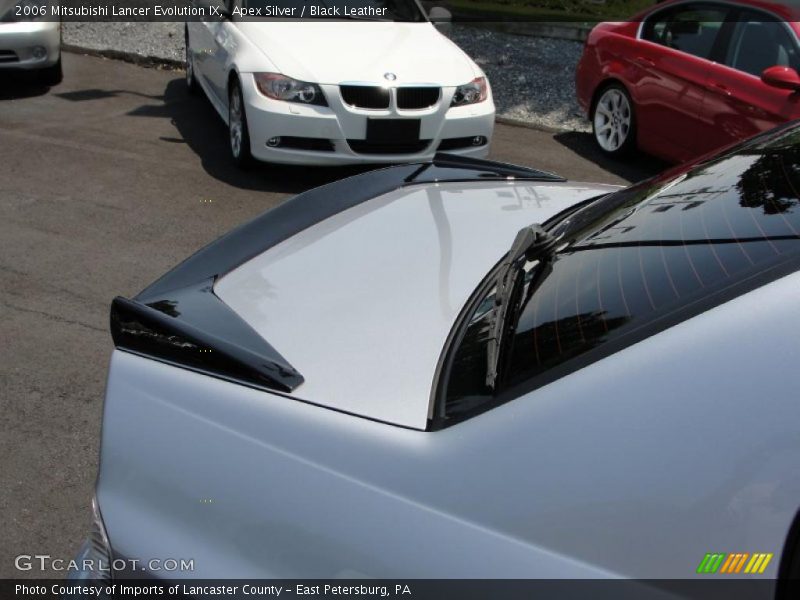 Apex Silver / Black Leather 2006 Mitsubishi Lancer Evolution IX