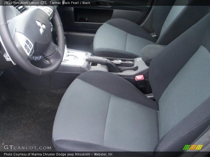 Tarmac Black Pearl / Black 2010 Mitsubishi Lancer GTS