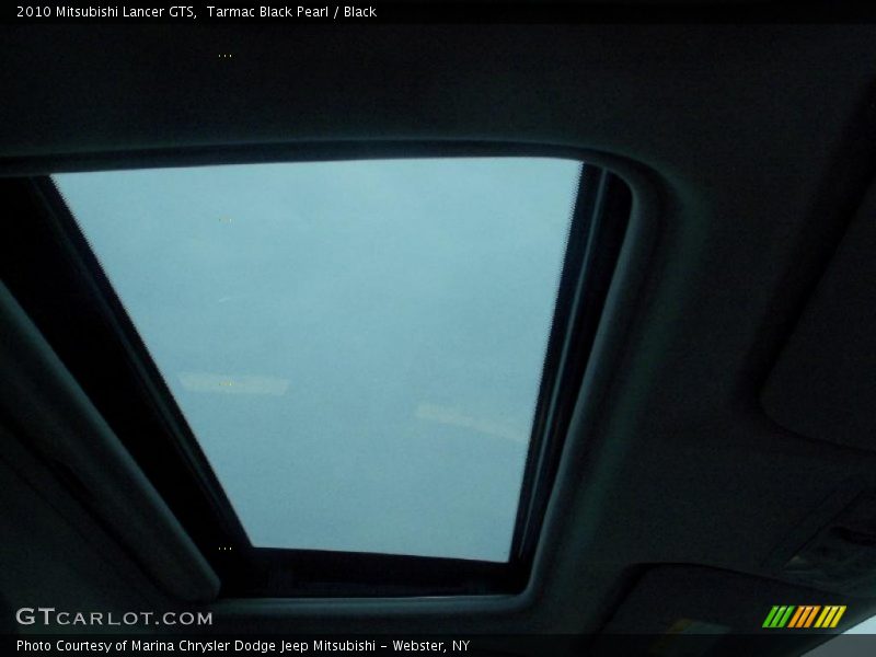 Tarmac Black Pearl / Black 2010 Mitsubishi Lancer GTS