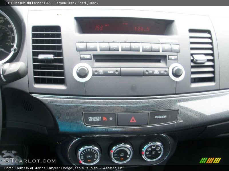 Tarmac Black Pearl / Black 2010 Mitsubishi Lancer GTS