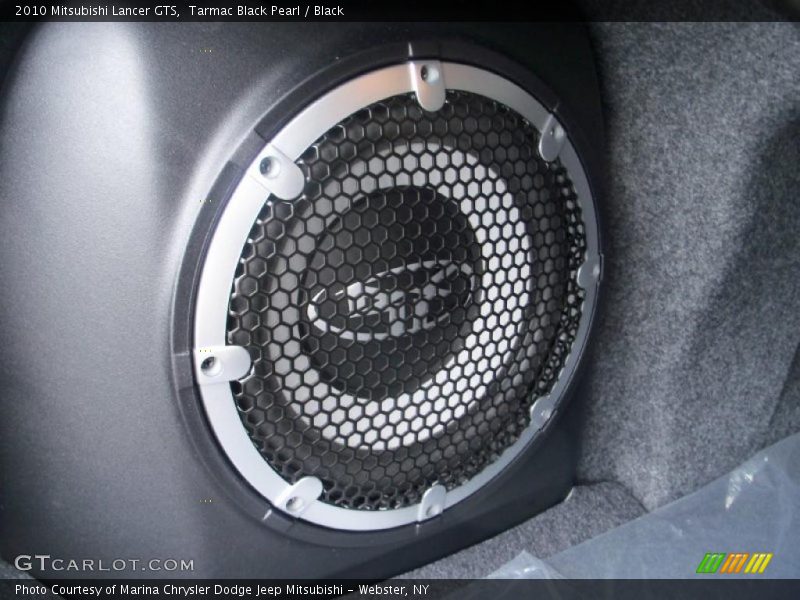 Tarmac Black Pearl / Black 2010 Mitsubishi Lancer GTS