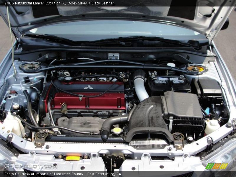 Apex Silver / Black Leather 2006 Mitsubishi Lancer Evolution IX