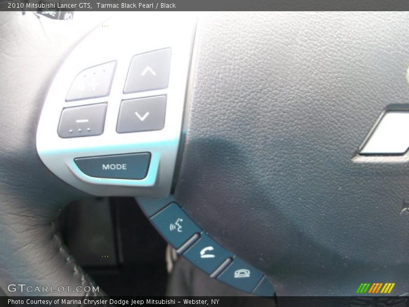 Tarmac Black Pearl / Black 2010 Mitsubishi Lancer GTS
