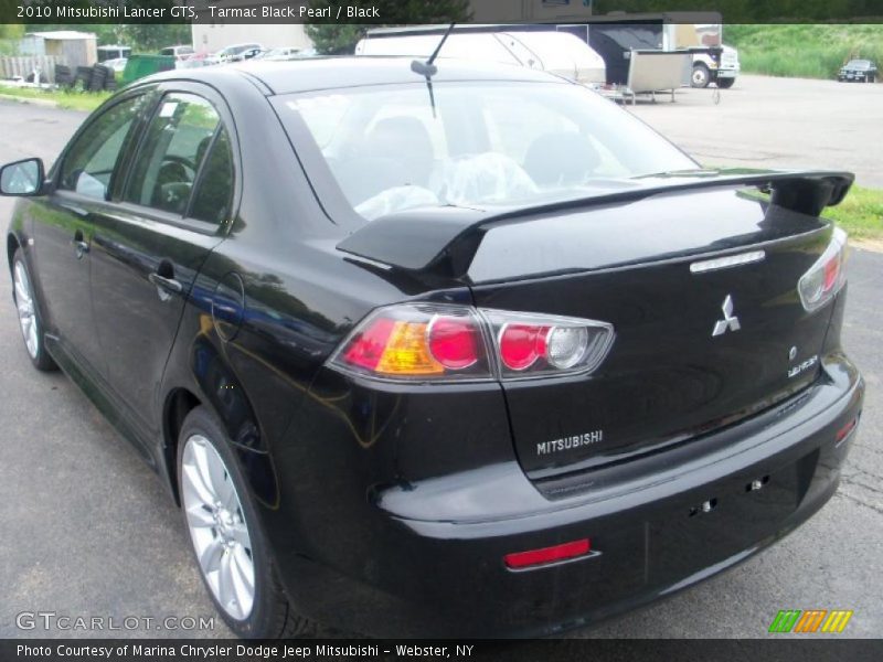 Tarmac Black Pearl / Black 2010 Mitsubishi Lancer GTS