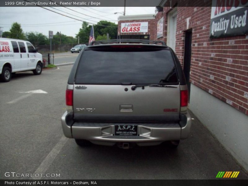 Pewter Metallic / Beige 1999 GMC Jimmy Envoy 4x4