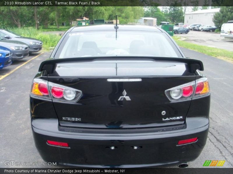Tarmac Black Pearl / Black 2010 Mitsubishi Lancer GTS