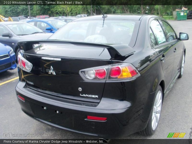 Tarmac Black Pearl / Black 2010 Mitsubishi Lancer GTS