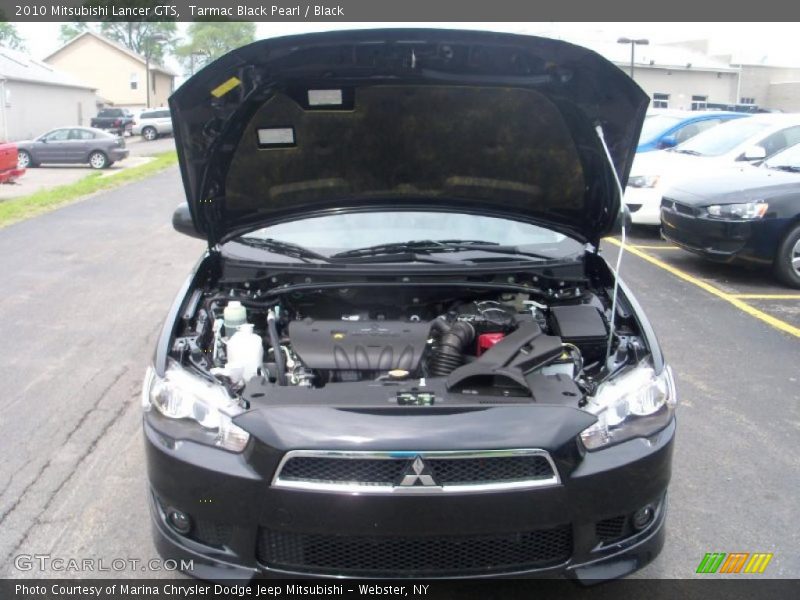 Tarmac Black Pearl / Black 2010 Mitsubishi Lancer GTS