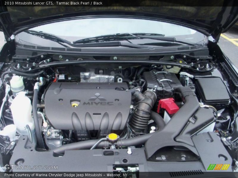 Tarmac Black Pearl / Black 2010 Mitsubishi Lancer GTS