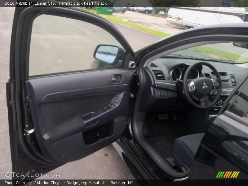 Tarmac Black Pearl / Black 2010 Mitsubishi Lancer GTS