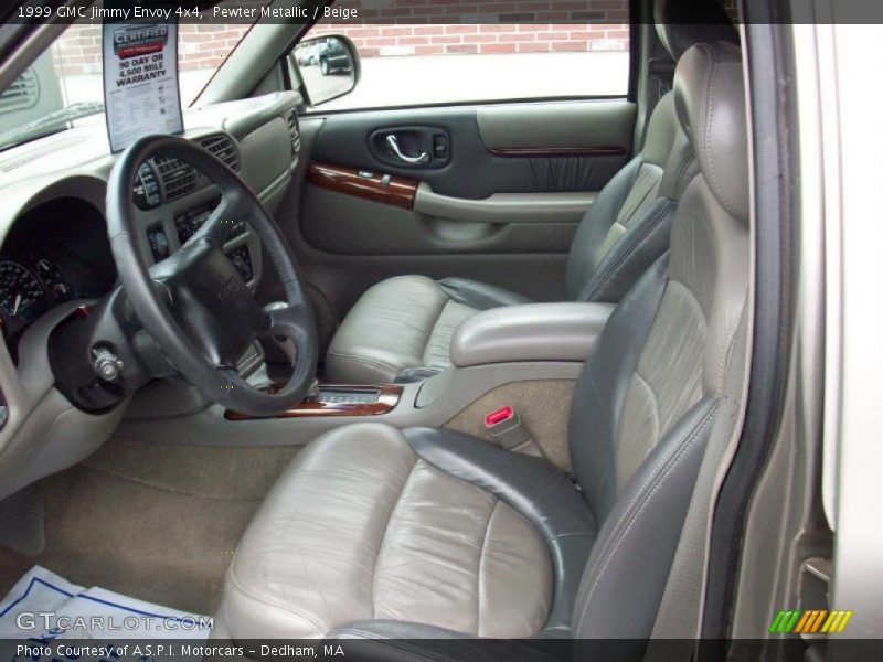 Pewter Metallic / Beige 1999 GMC Jimmy Envoy 4x4