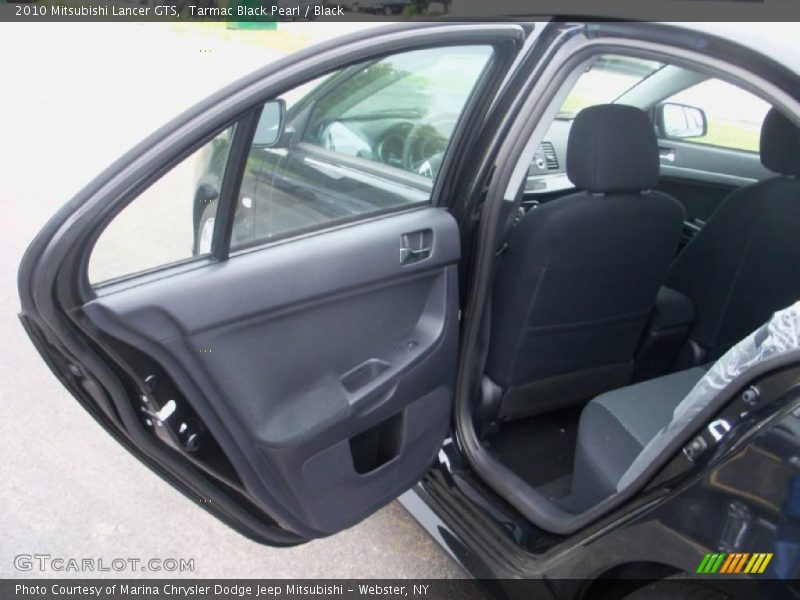 Tarmac Black Pearl / Black 2010 Mitsubishi Lancer GTS