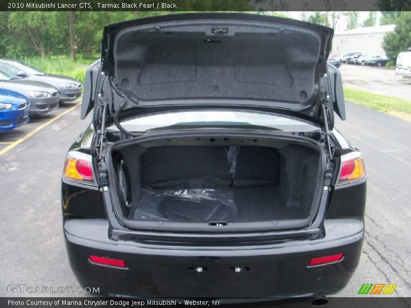 Tarmac Black Pearl / Black 2010 Mitsubishi Lancer GTS
