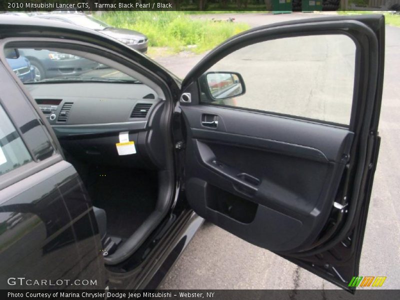 Tarmac Black Pearl / Black 2010 Mitsubishi Lancer GTS