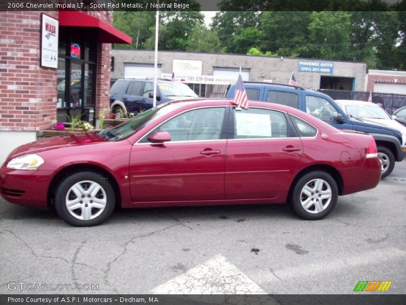 Sport Red Metallic / Neutral Beige 2006 Chevrolet Impala LT