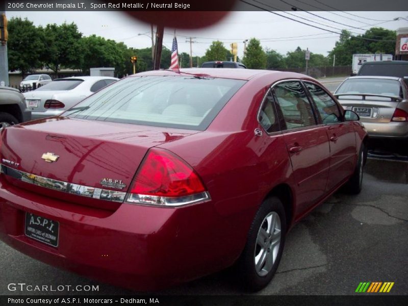 Sport Red Metallic / Neutral Beige 2006 Chevrolet Impala LT
