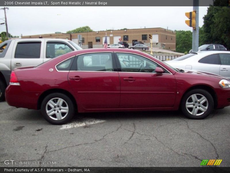 Sport Red Metallic / Neutral Beige 2006 Chevrolet Impala LT