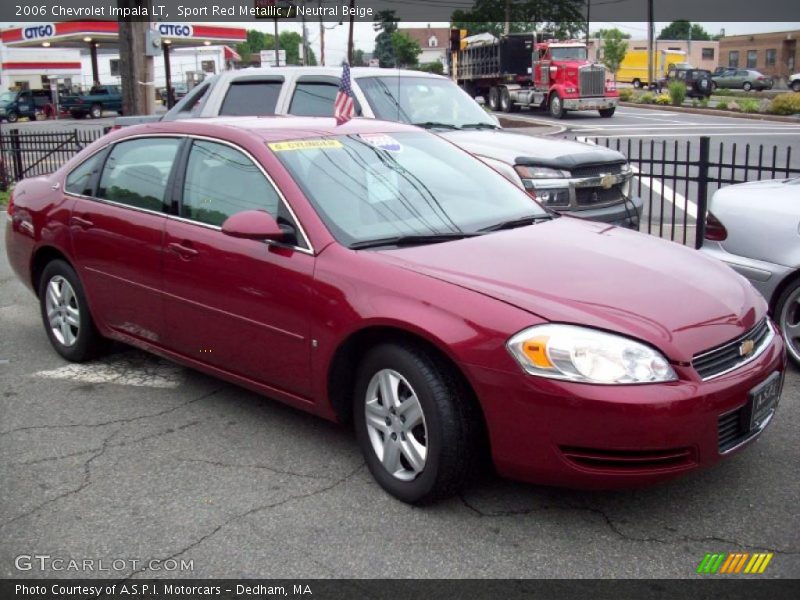 Sport Red Metallic / Neutral Beige 2006 Chevrolet Impala LT