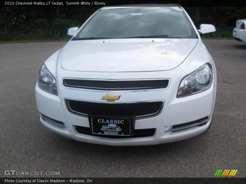 Summit White / Ebony 2010 Chevrolet Malibu LT Sedan