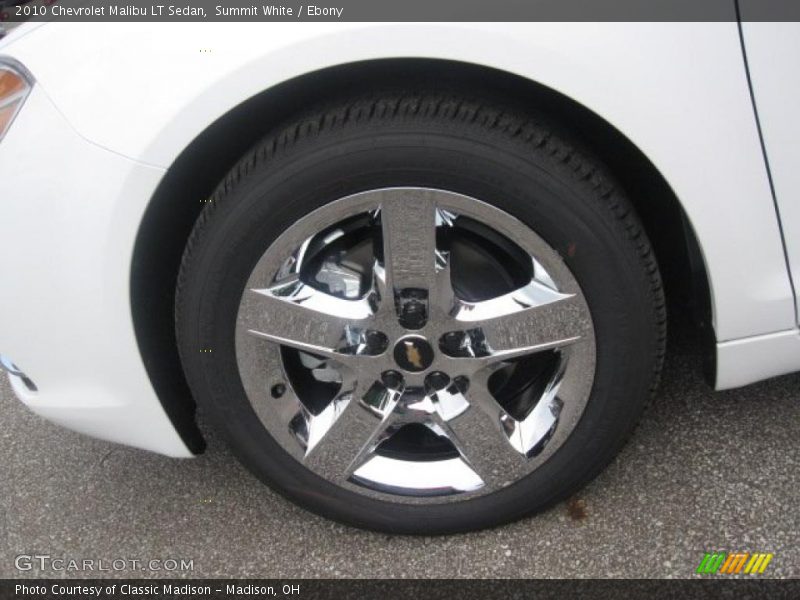 Summit White / Ebony 2010 Chevrolet Malibu LT Sedan