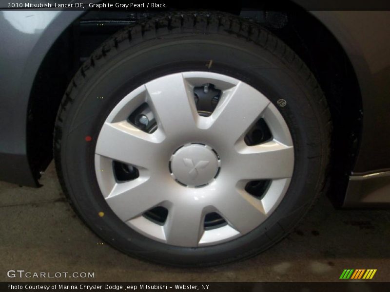 Graphite Gray Pearl / Black 2010 Mitsubishi Lancer DE