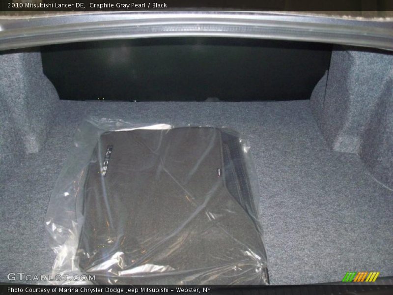 Graphite Gray Pearl / Black 2010 Mitsubishi Lancer DE