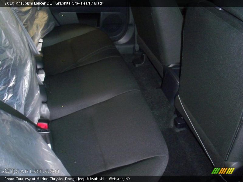 Graphite Gray Pearl / Black 2010 Mitsubishi Lancer DE