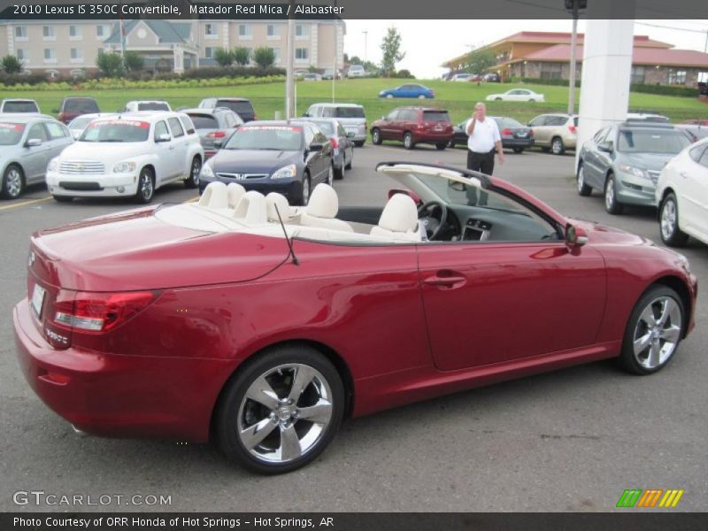 Matador Red Mica / Alabaster 2010 Lexus IS 350C Convertible