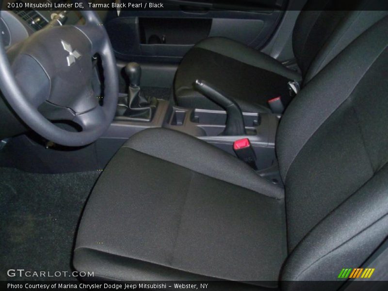 Tarmac Black Pearl / Black 2010 Mitsubishi Lancer DE