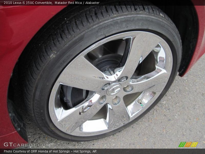 Matador Red Mica / Alabaster 2010 Lexus IS 350C Convertible
