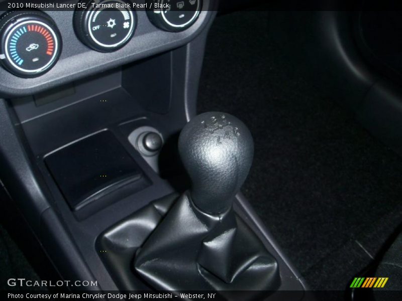 Tarmac Black Pearl / Black 2010 Mitsubishi Lancer DE