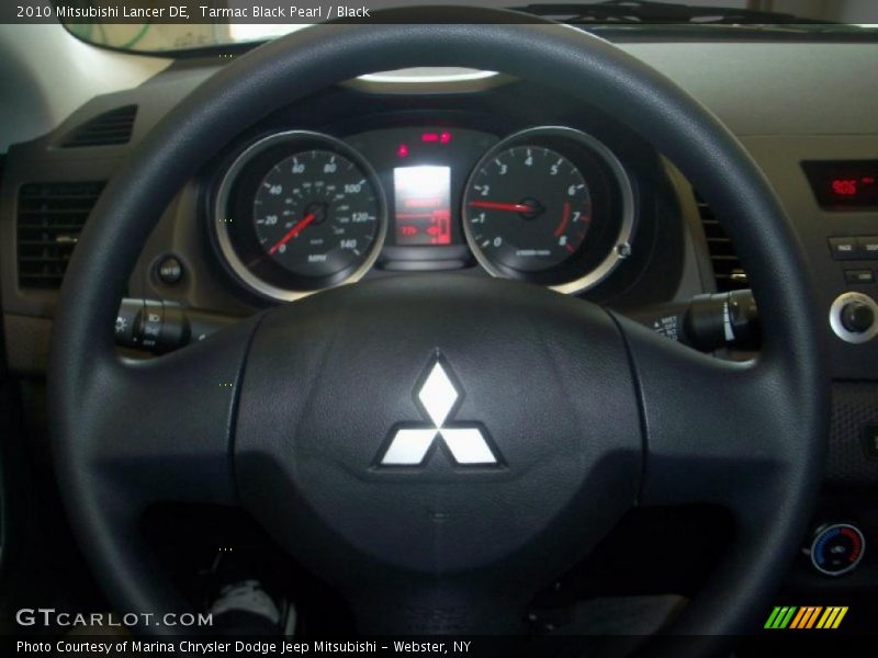Tarmac Black Pearl / Black 2010 Mitsubishi Lancer DE