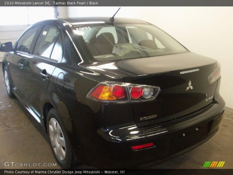 Tarmac Black Pearl / Black 2010 Mitsubishi Lancer DE