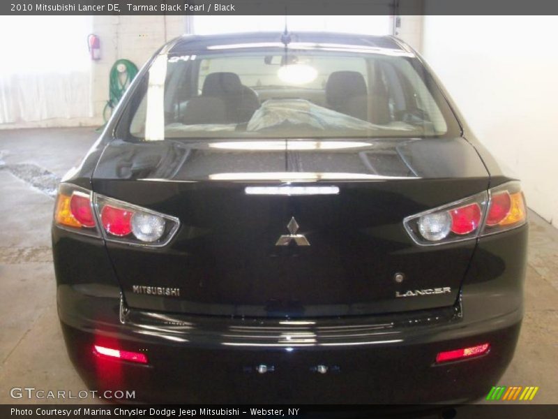 Tarmac Black Pearl / Black 2010 Mitsubishi Lancer DE