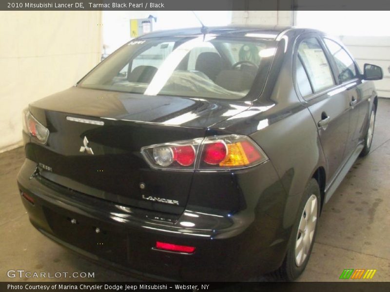 Tarmac Black Pearl / Black 2010 Mitsubishi Lancer DE