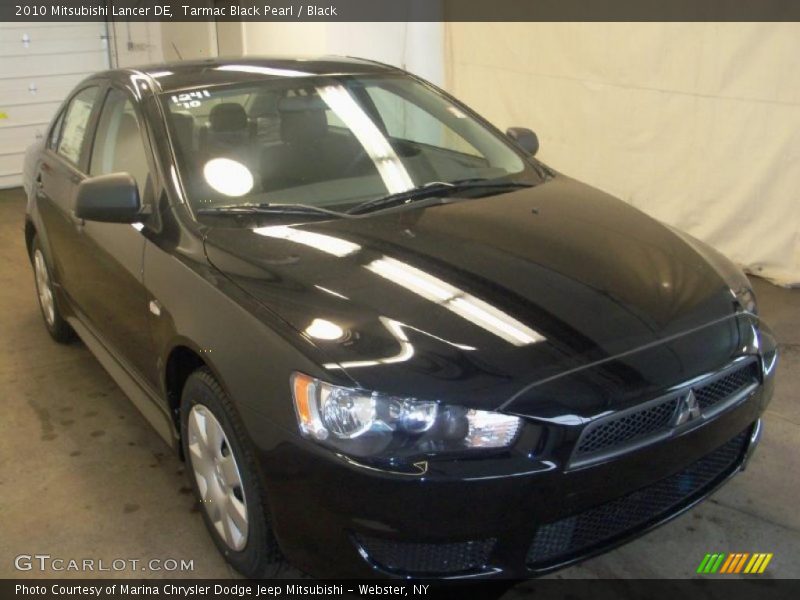 Tarmac Black Pearl / Black 2010 Mitsubishi Lancer DE