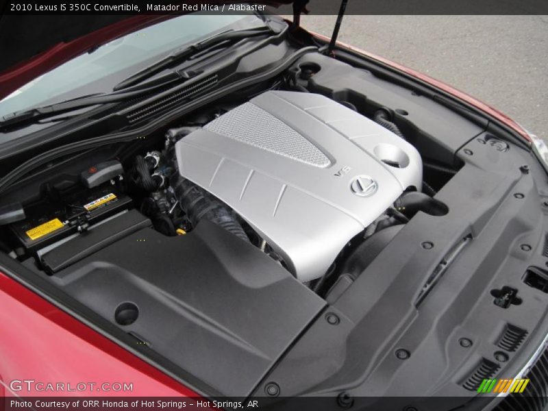 Matador Red Mica / Alabaster 2010 Lexus IS 350C Convertible