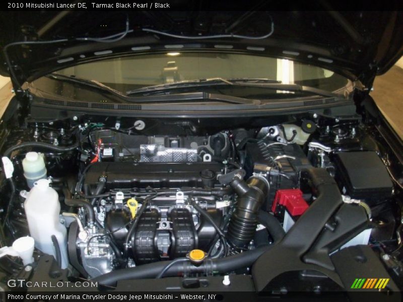 Tarmac Black Pearl / Black 2010 Mitsubishi Lancer DE