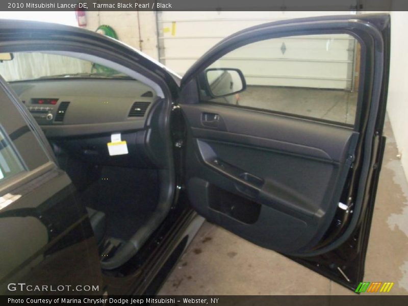 Tarmac Black Pearl / Black 2010 Mitsubishi Lancer DE
