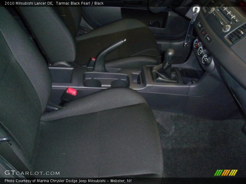 Tarmac Black Pearl / Black 2010 Mitsubishi Lancer DE