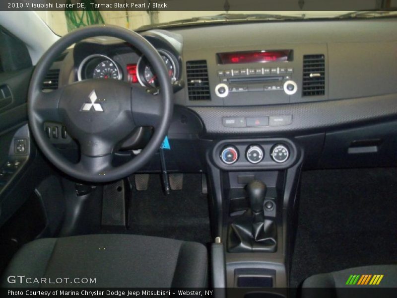 Tarmac Black Pearl / Black 2010 Mitsubishi Lancer DE