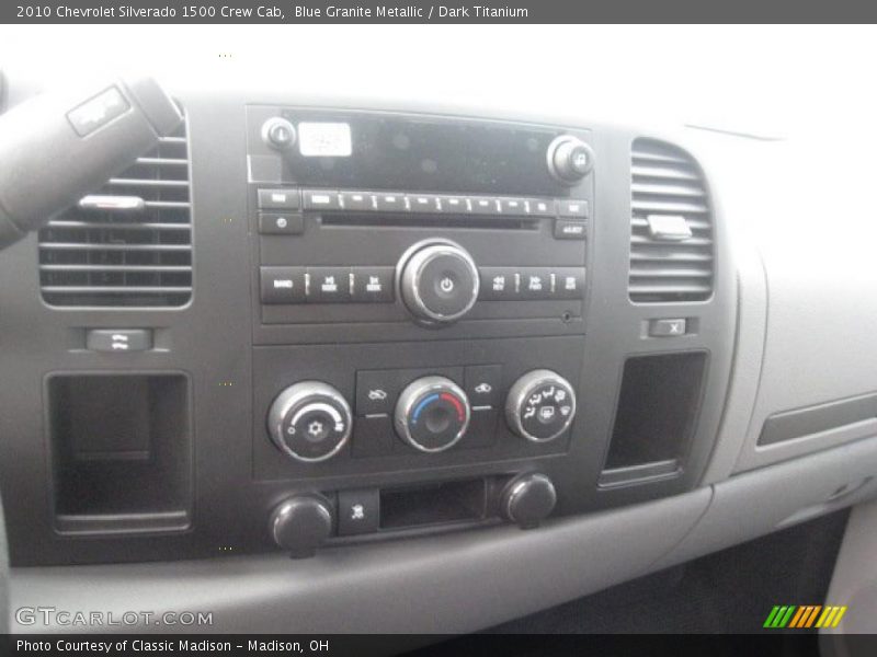 Blue Granite Metallic / Dark Titanium 2010 Chevrolet Silverado 1500 Crew Cab