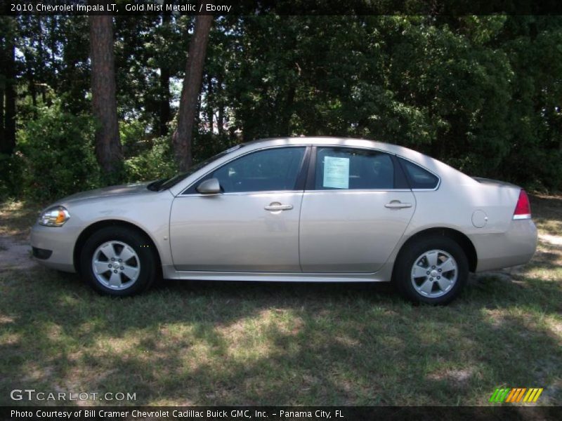 Gold Mist Metallic / Ebony 2010 Chevrolet Impala LT